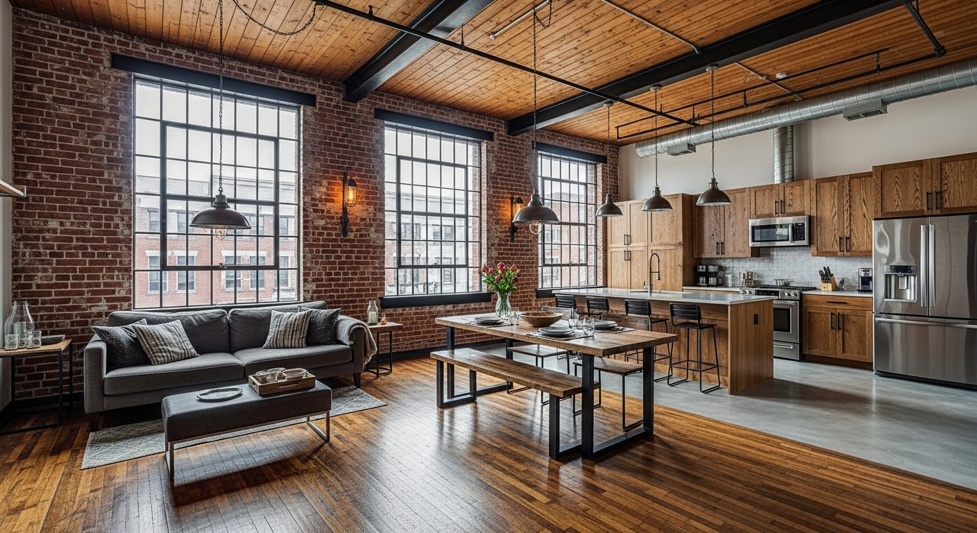 Industrial interior captured for inspection